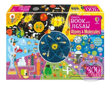 Usborne Book and Jigsaw Atoms and Molecules - Rosie Dickins, Shaw Nielsen (ilustrátor), Usborne, 2023