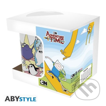 Adventure Time Hrnček keramický - Halftone Characters (objem 320 ml), ABYstyle, 2023