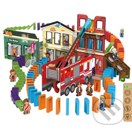 Biobuddi stavebnica: Domino mesto - hra z kategorie Stavebnice