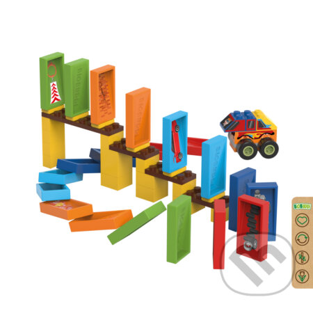 Biobuddi stavebnica: Domino 360- most - hra z kategorie Stavebnice