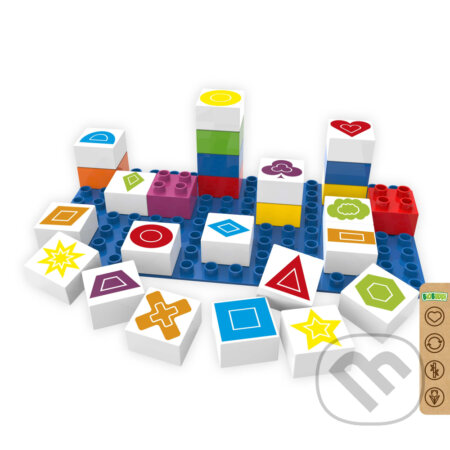 Biobuddi stavebnica: Spoznávame tvary - hra z kategorie Stavebnice