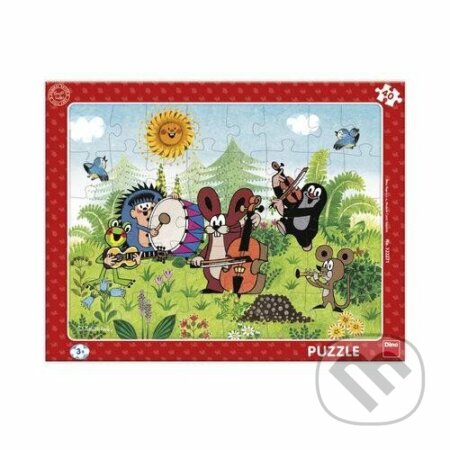 Deskové puzzle Krtek a kapela - puzzle z kategorie 15 - 60 dílků