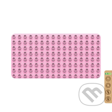 Biobuddi stavebnica: Svetloružová podložka - hra z kategorie Stavebnice