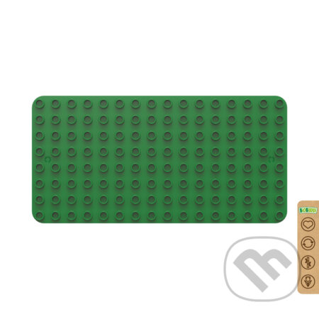 Biobuddi stavebnica: Tmavozelená podložka - hra z kategorie Stavebnice