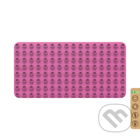 Biobuddi stavebnica: melónovo ružová podložka - hra z kategorie Stavebnice