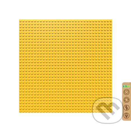 Biobuddi stavebnica: žltá podložka pre malé dieliky - hra z kategorie Stavebnice