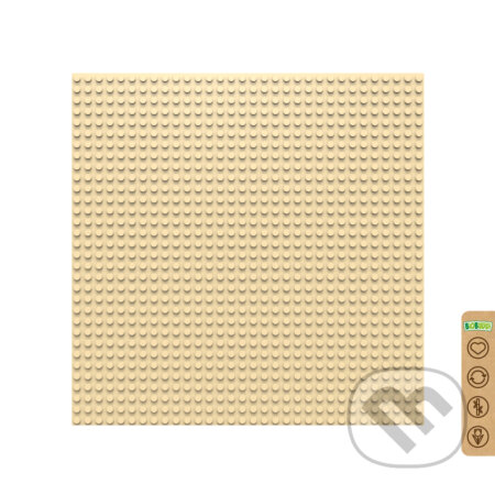 Biobuddi stavebnica: béžová podložka pre malé dieliky - hra z kategorie Stavebnice