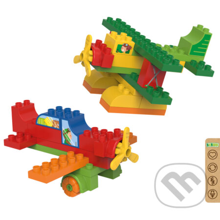 Biobuddi stavebnica: Lietadlá - hra z kategorie Stavebnice