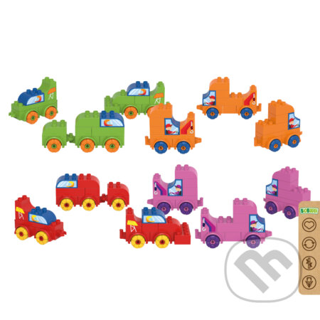 Biobuddi stavebnica: Autá - hra z kategorie Stavebnice
