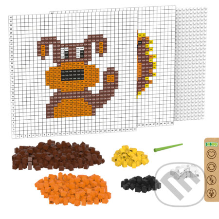 Biobuddi stavebnica: Vytvor leva a psa - hra z kategorie Stavebnice