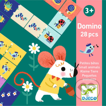 Domino: Malé zvieratká (28 ks), Djeco, 2023
