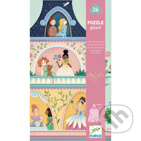 Obrovské puzzle: Veža princezien, Djeco, 2023