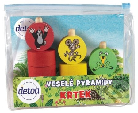 Veselé pyramidy Krtek - hra z kategorie Stavebnice