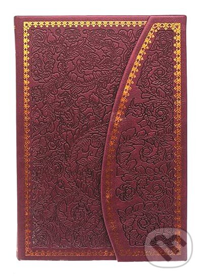 Notes Magnetic Ruby (linajkovaný, magnetické zatváranie)