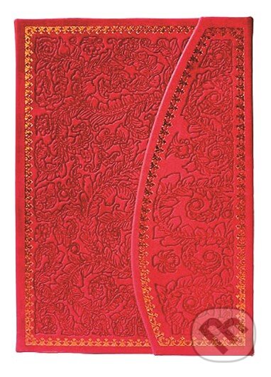 Notes Magnetic Coral (linajkovaný, magnetické zatváranie)