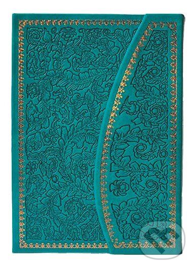 Notes Magnetic Emerald (linajkovaný, magnetické zatváranie)