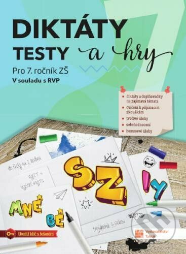 Diktáty, testy a hry pro 7. ročník - kniha z kategorie 2. stupeň