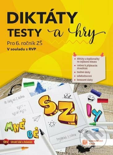 Diktáty, testy a hry pro 6. ročník - kniha z kategorie 2. stupeň