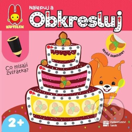 Co mlsají zvířátka? (Nalepuj a obkresluj) - kniha z kategorie Omalovánky