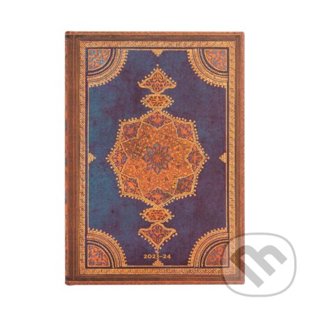 Paperblanks - diár Safavid Indigo 2023/2024 (Paperblanks)