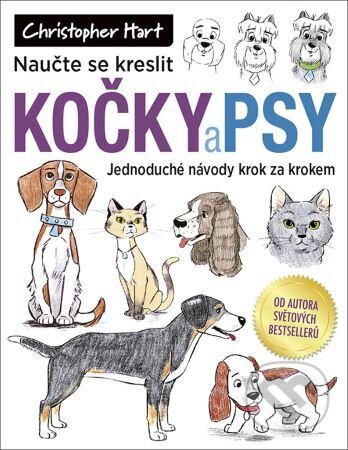 Naučte se kreslit kočky a psy (Jednoduché návody krok za krokem) - kniha z kategorie Teorie umění