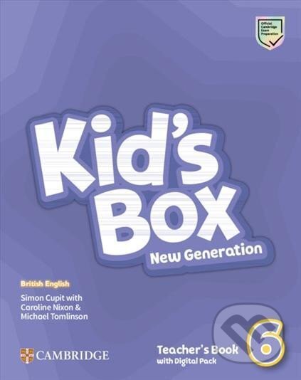 Kid´s Box New Generation 6: Teacher´s Book with Digital Pack British English - Caroline Nixon, Michael Tomlinson, Simon Cupit, Cambridge University Press, 2023