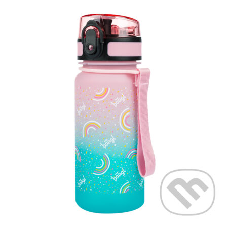 Tritanová láhev na pití Baagl Gradient Duha