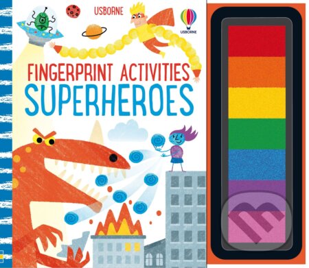 Fingerprint Activities: Superheroes - Fiona Watt, Candice Whatmore (ilustrátor), Usborne, 2023