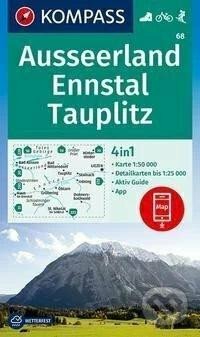 Ausseerland, Ennstal, Tauplitz 1:50 000 / turistická mapa KOMPASS 68, Marco Polo, 2022