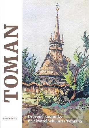 Drevené kostolíky na akvareloch Karla Tomana - Peter Sklenčár, Pastel, 2022