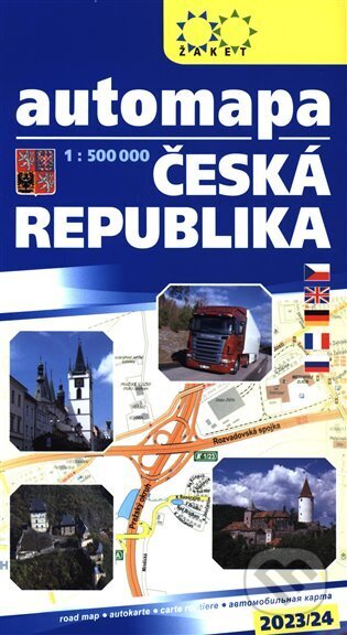 Automapa ČR - 1:500 000, Žaket, 2023