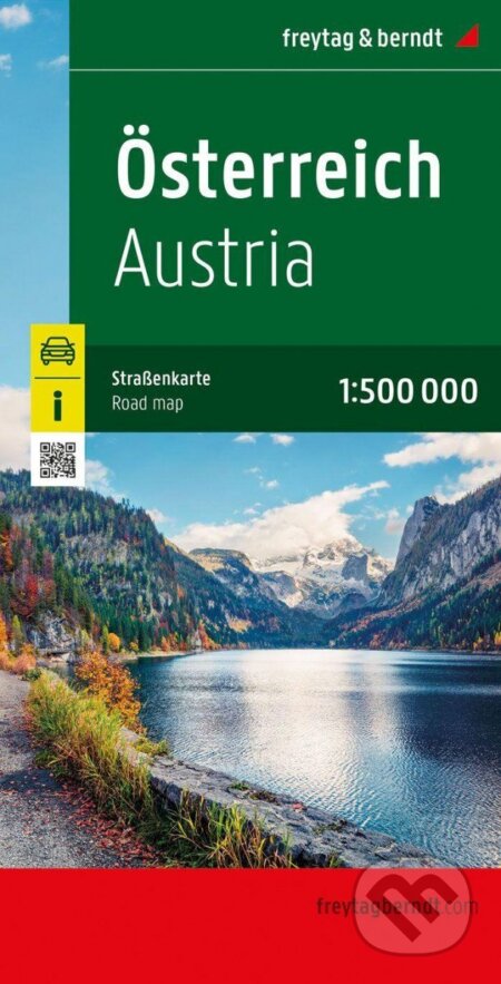 Rakousko 1:500 000 / automapa, freytag&berndt, 2022