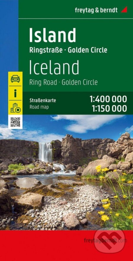 Island 1:400 000 / automapa, freytag&berndt, 2023