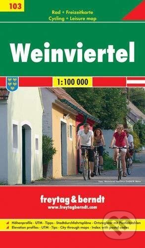 Weinviertel 1:100 000 - cyklomapa 103, freytag&berndt