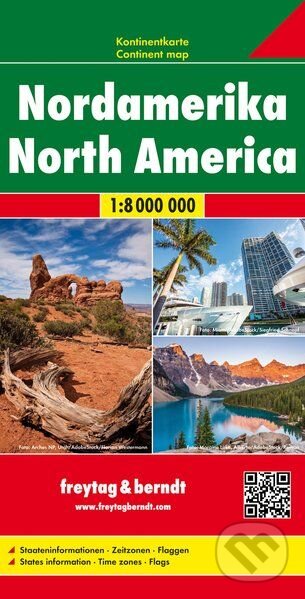 Nordamerika/North America 1:8000000, freytag&berndt, 2018