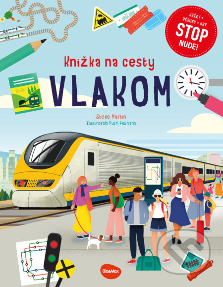 Knižka na cesty vlakom (Stop nude: kvízy, rébusy, hry) - kniha z kategorie Hlavolamy, doplňovačky, úkoly