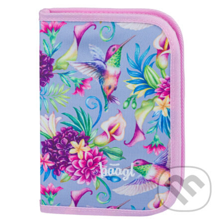 Školní penál klasik Baagl Kolibřík (dvě chlopně)