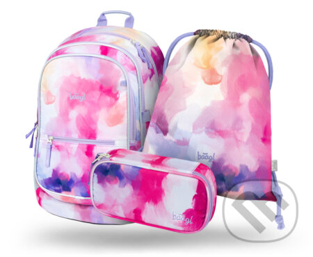 Školní set Baagl Core Painting (set 3) (aktovka, penál, sáček na obuv)