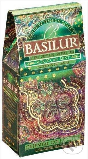 Basilur papier green Tea Marocca mint