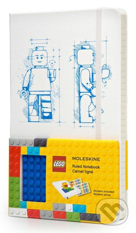 Moleskine - Lego biely zápisník, Moleskine, 2014