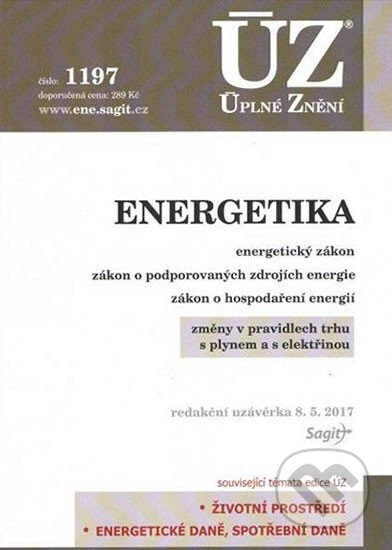 Úplné Znění - 1197 Energetika 2017, Sagit, 2017