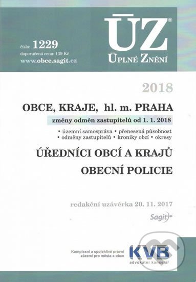 Úplné Znění - 1229 Obce, kraje, hl. město Praha, Sagit, 2017