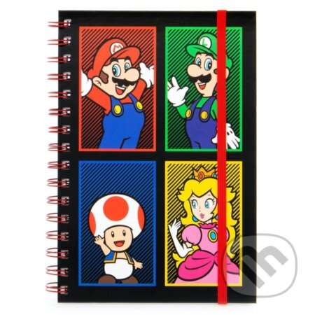 Zápisník Super Mario - 4 Colour, Pyramid International, 2023