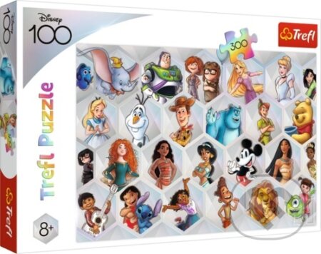 Disney 100 let Disneyho kouzlo - puzzle z kategorie 60 - 300 dílků
