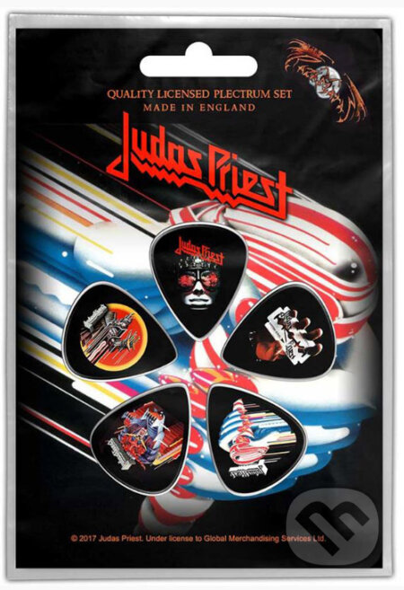 Gitarové trsátka Judas Priest: Turbo set 5 ks, , 2018