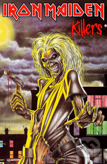 Textilný plagát - vlajka Iron Maiden: Killers, Iron Maiden, 2021