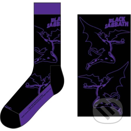 Pánské ponožky Black Sabbath: Logo & Demon, Black Sabbath, 2022