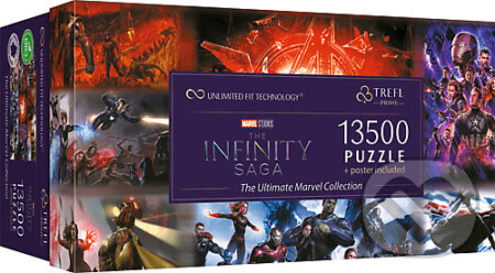 Marvel vo filmoch (Trefl Puzzle 13500 UFT)