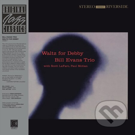 Bill Evans Trio: Waltz for Debby LP - Bill Evans Trio, Hudobné albumy, 2023
