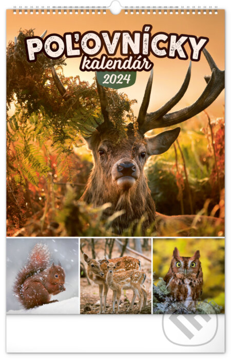 Nástenný Poľovnícky kalendár 2024, Notique, 2023